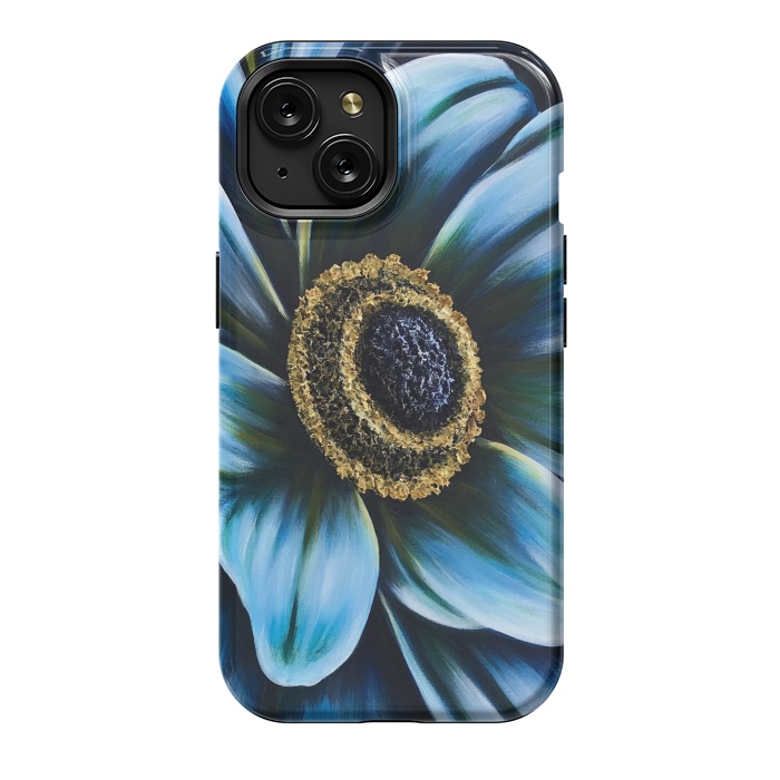 iPhone 15 StrongFit Blue Cosmos by Denise Cassidy Wood