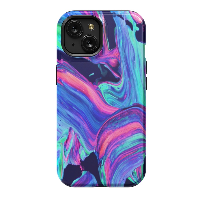 iPhone 15 StrongFit Neon abstract #charm by ''CVogiatzi.