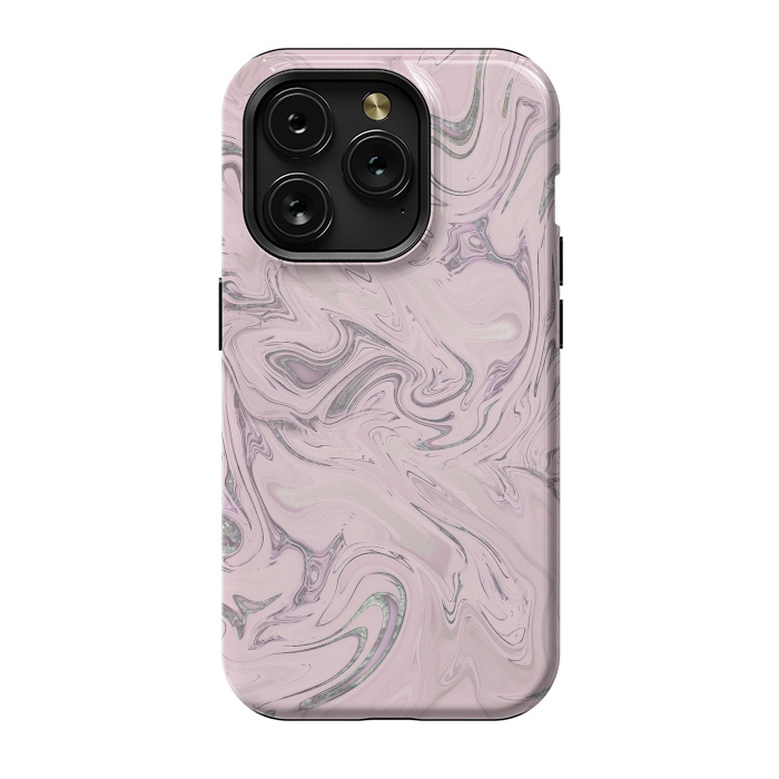 iPhone 15 Pro StrongFit Retro Style Marble Soft Pastel 2 by Andrea Haase
