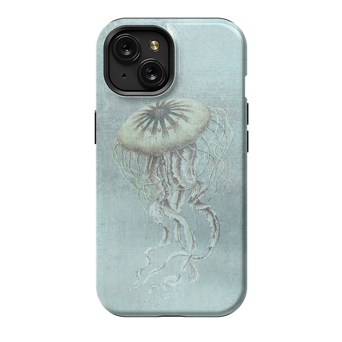 iPhone 15 StrongFit Underwater Jellyfish by Andrea Haase