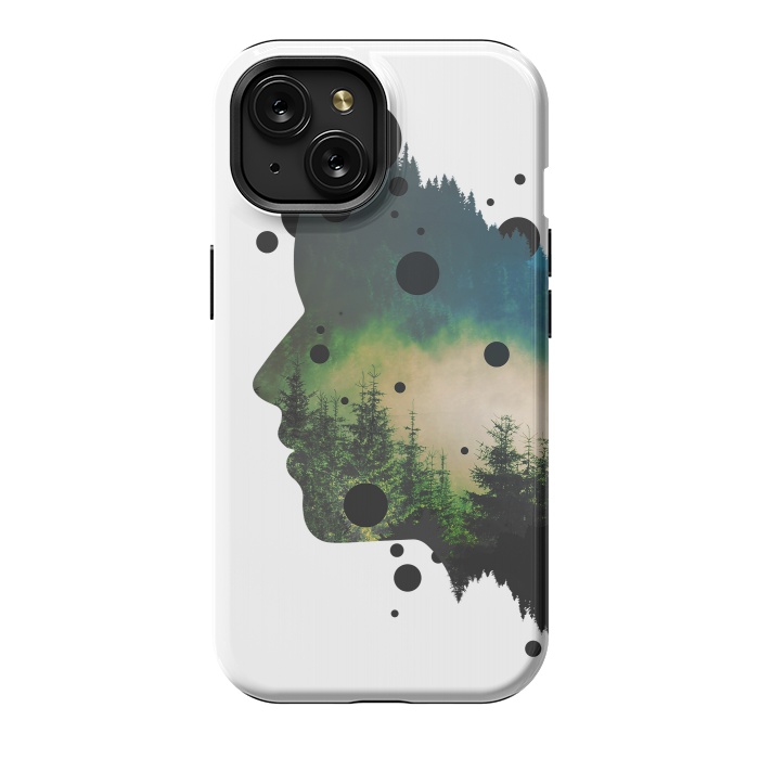 iPhone 15 StrongFit Face Of The Forest by Sitchko