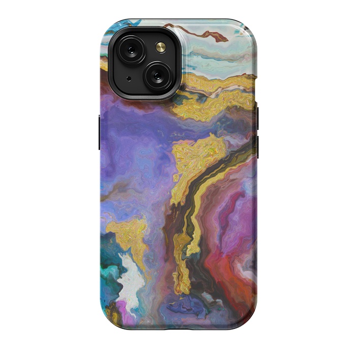 iPhone 15 StrongFit chic marble by haroulita