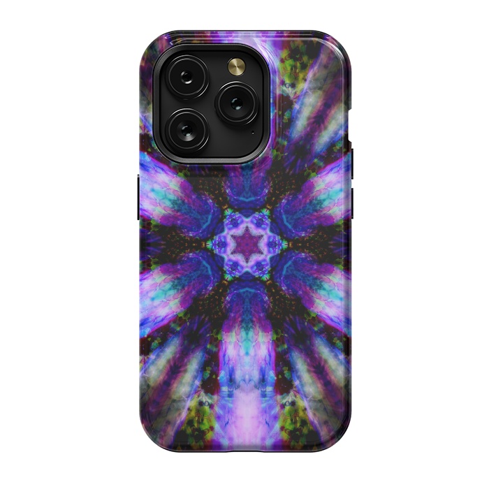 iPhone 15 Pro StrongFit Ultra violet ink mandala by haroulita