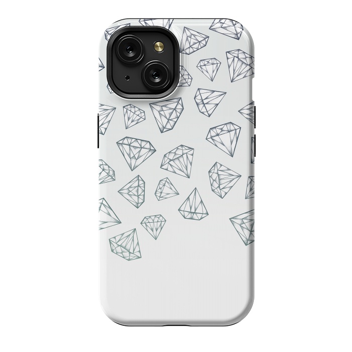 iPhone 15 StrongFit Diamond Shower by Barlena
