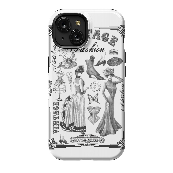 iPhone 15 StrongFit Vintage Fashion Ladies by Andrea Haase