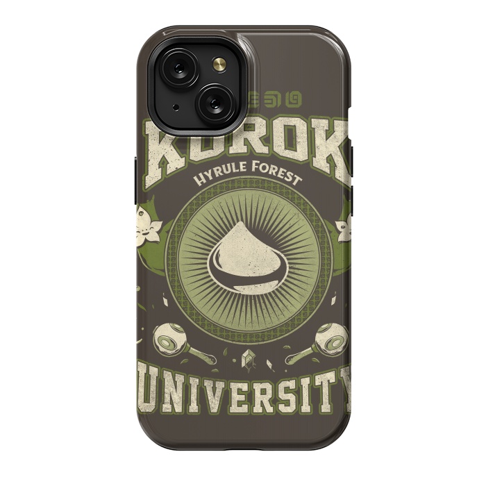iPhone 15 StrongFit Korok University by Ilustrata
