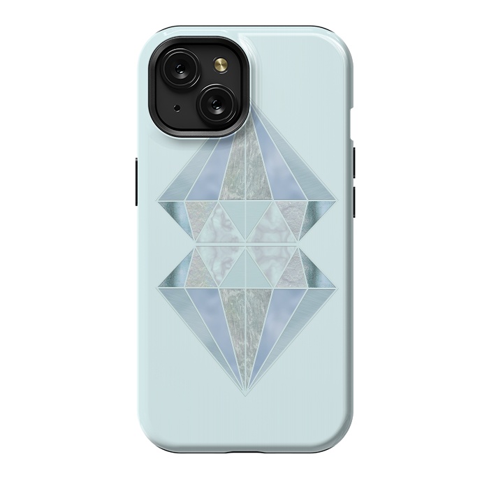 iPhone 15 StrongFit Glamorous Gemstone Diamonds by Andrea Haase