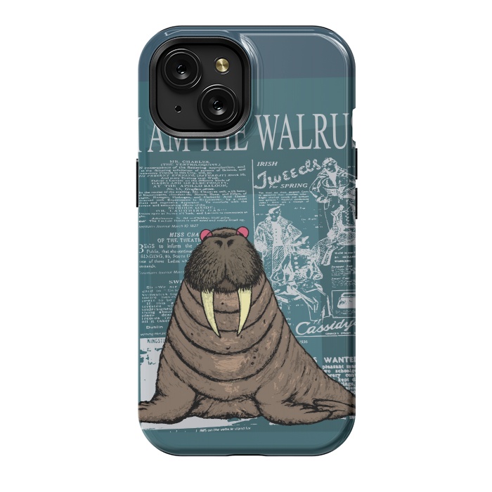 iPhone 15 StrongFit I am the walrus by Mangulica