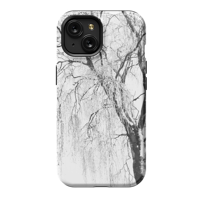iPhone 15 StrongFit White Snow Tree by Alemi