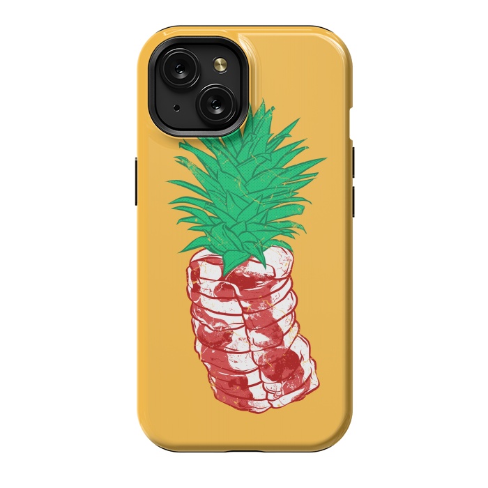 iPhone 15 StrongFit Pineapple meat by Evgenia Chuvardina