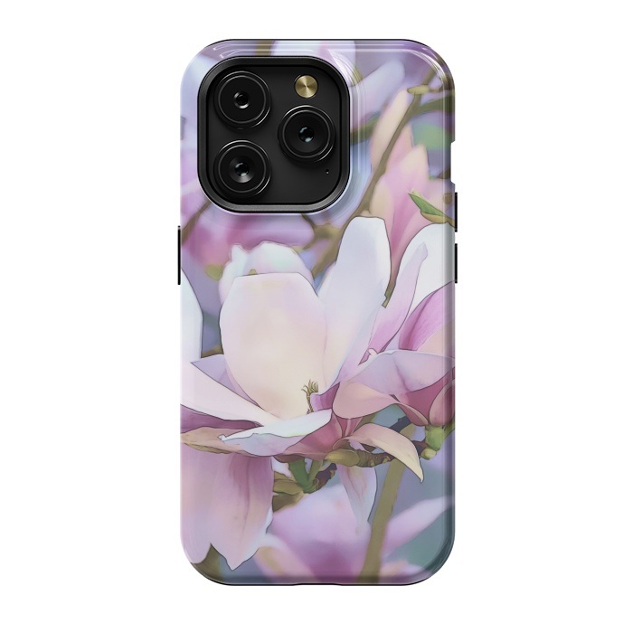 iPhone 15 Pro StrongFit Magnolia Flower In Full Bloom by Andrea Haase