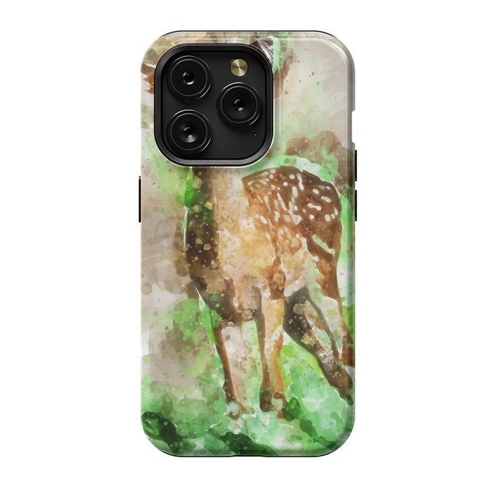 iPhone 15 Pro StrongFit Lovely Deer by Creativeaxle