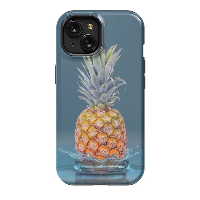 iPhone 15 StrongFit Pineapple Strike by Creativeaxle