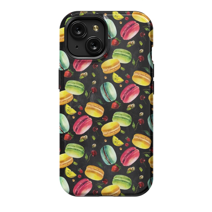 iPhone 15 StrongFit Macaroon Dance at Night by DaDo ART