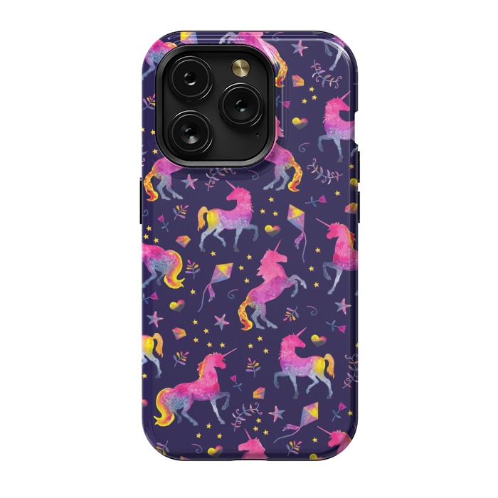 iPhone 15 Pro StrongFit Unicorn Jubliee by gingerlique