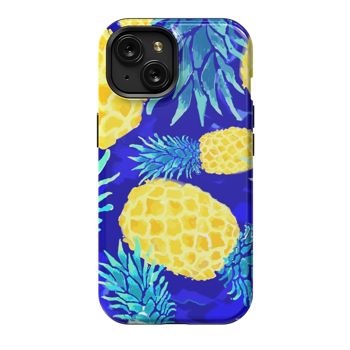 iPhone 15 StrongFit Pineapple Crush by MUKTA LATA BARUA
