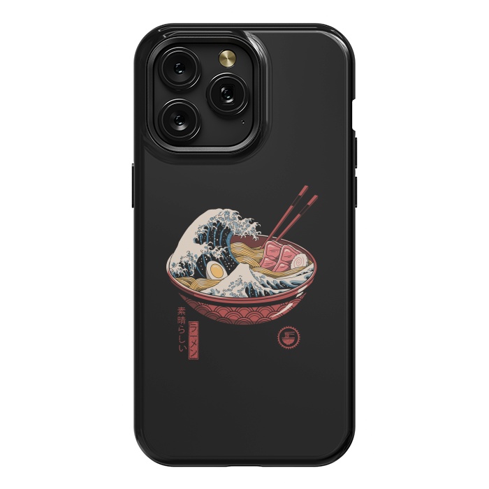 iPhone 15 Pro Max StrongFit Great Ramen Wave by Vincent Patrick Trinidad