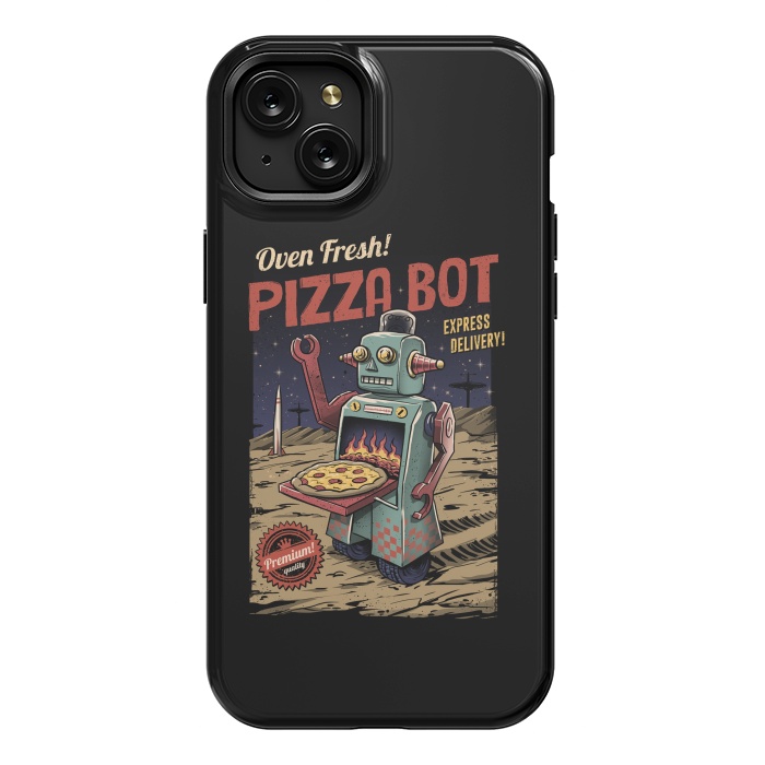 iPhone 15 Plus StrongFit Pizza Bot by Vincent Patrick Trinidad