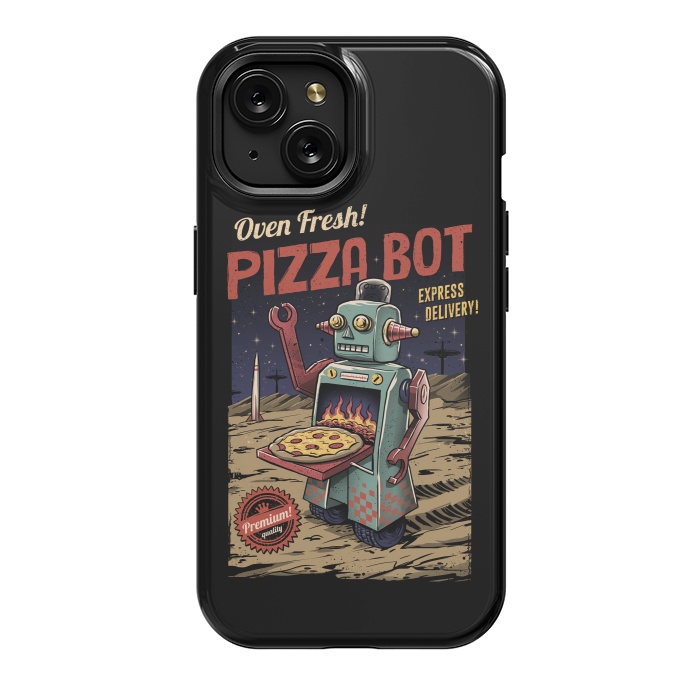 iPhone 15 StrongFit Pizza Bot by Vincent Patrick Trinidad