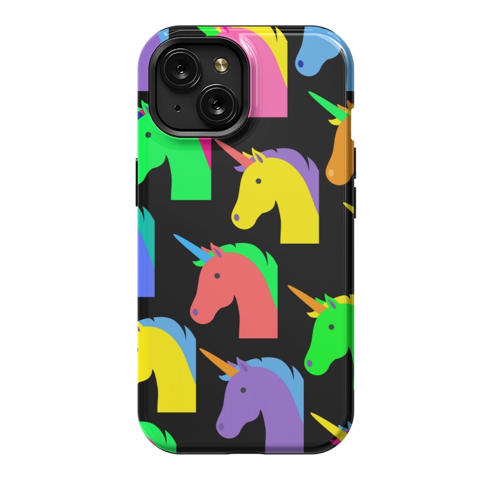 iPhone 15 StrongFit UNICORN PATTERN by MALLIKA