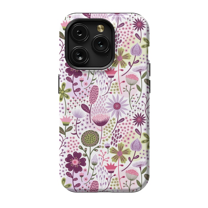 iPhone 15 Pro StrongFit Celebration Floral by Portia Monberg