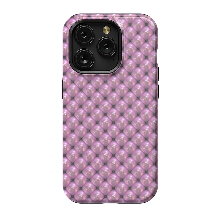 iPhone 15 Pro StrongFit Pink Pearls by Andrea Haase