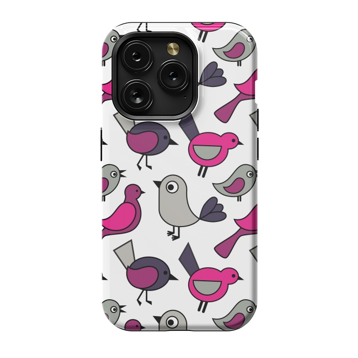 iPhone 15 Pro StrongFit Cute birds by Martina