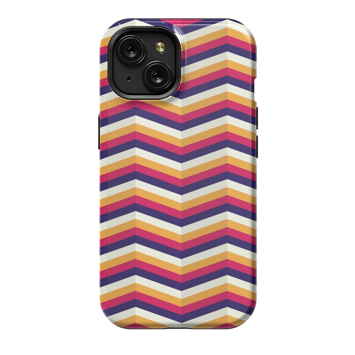 iPhone 15 StrongFit TRIANGLE LINES PATTERN by MALLIKA