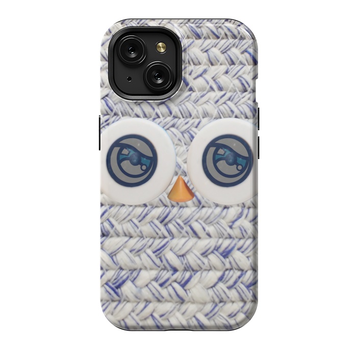 iPhone 15 StrongFit CUTE OWL by Michael Cheung