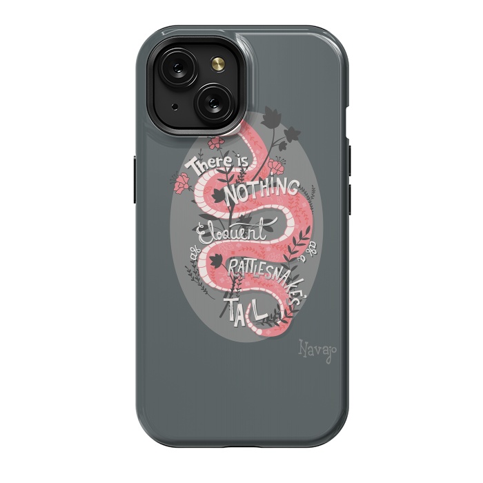 iPhone 15 StrongFit There is nothing as eloquent as a rattlesnake's tail by Jelena Obradovic