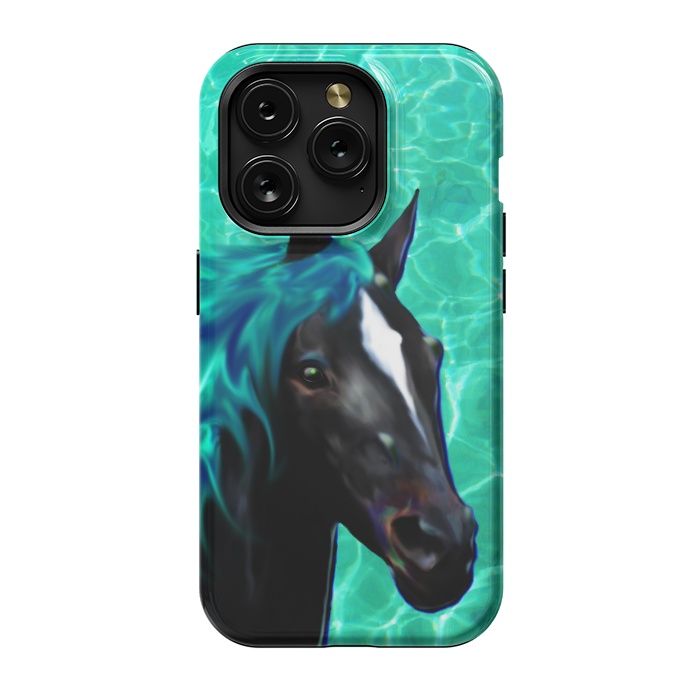 iPhone 15 Pro StrongFit Horse Spirit Water Dream by BluedarkArt