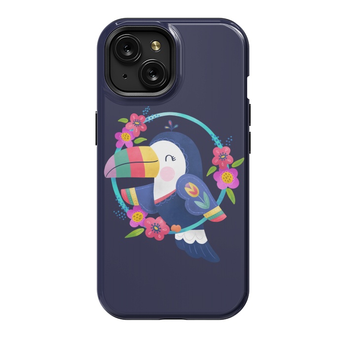 iPhone 15 StrongFit Tropical Toucan by Noonday Design