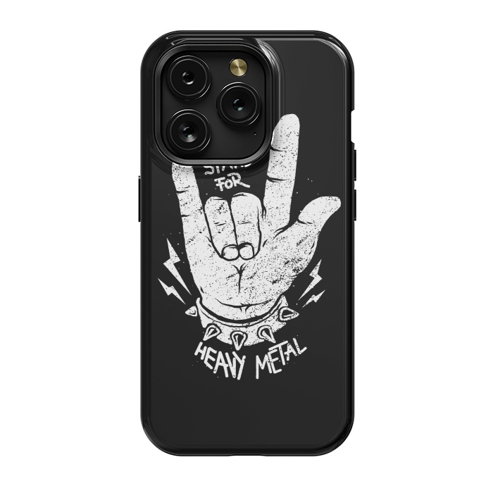 iPhone 15 Pro StrongFit Stand for Heavy Metal by Afif Quilimo