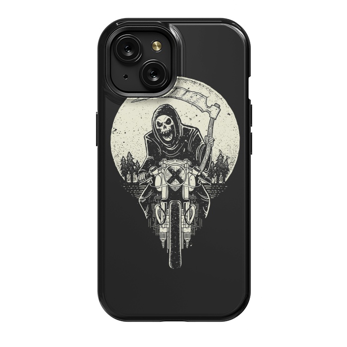 iPhone 15 StrongFit Grim Racer by Afif Quilimo