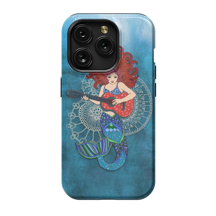 iPhone 15 Pro StrongFit Musical Mermaid by Micklyn Le Feuvre