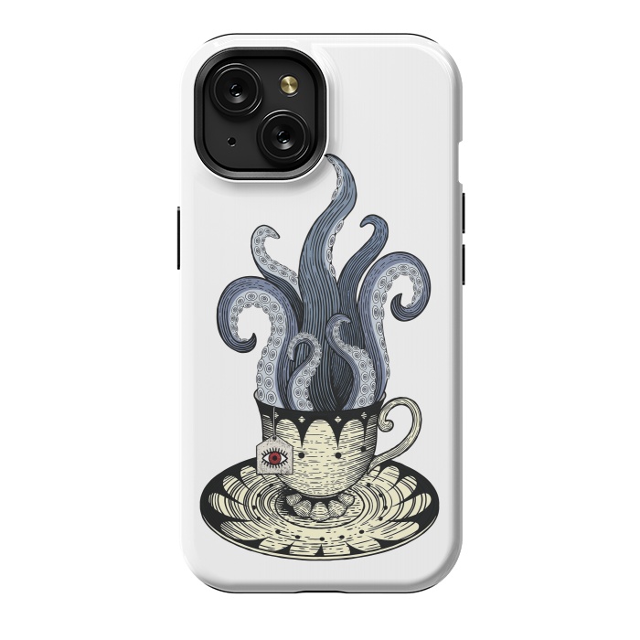 iPhone 15 StrongFit Kraken tea by Laura Nagel