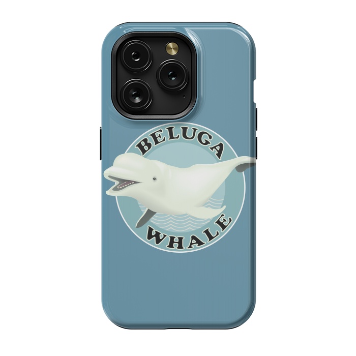iPhone 15 Pro StrongFit Beluga Whale by Mangulica