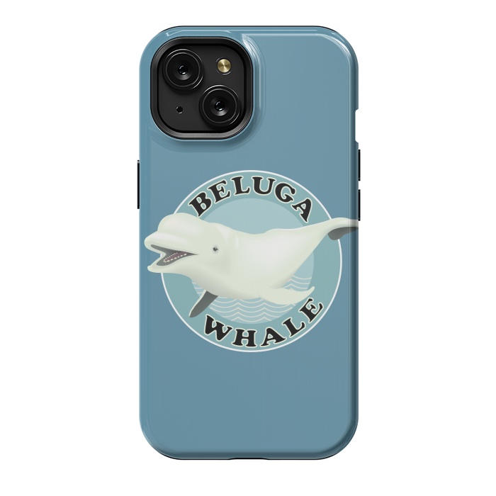 iPhone 15 StrongFit Beluga Whale by Mangulica