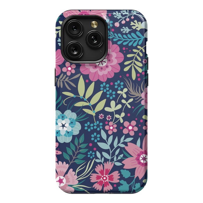 iPhone 15 Pro Max StrongFit Romancing Floral Design by ArtsCase
