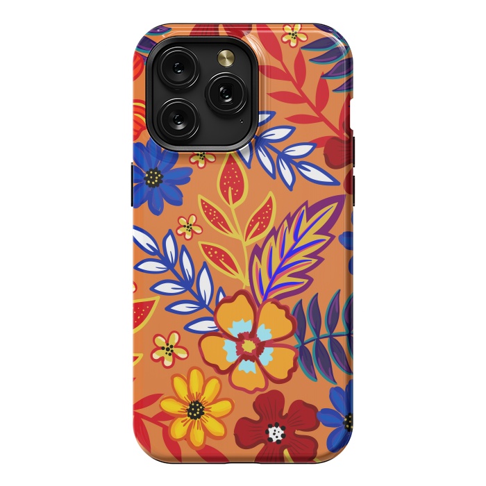 iPhone 15 Pro Max StrongFit Flowers In The Tropics by ArtsCase