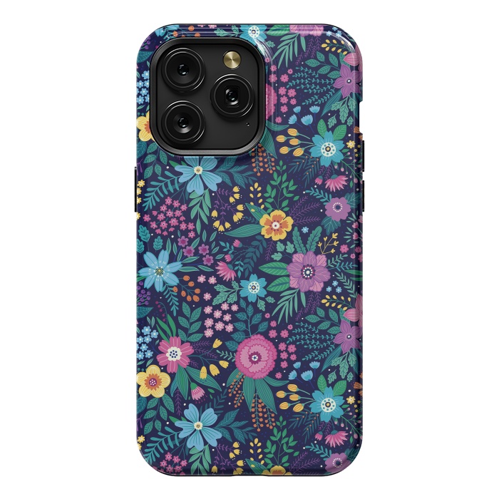 iPhone 15 Pro Max StrongFit Floral Design Pattern by ArtsCase