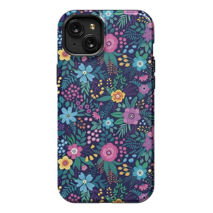 iPhone 15 Plus StrongFit Floral Design Pattern by ArtsCase