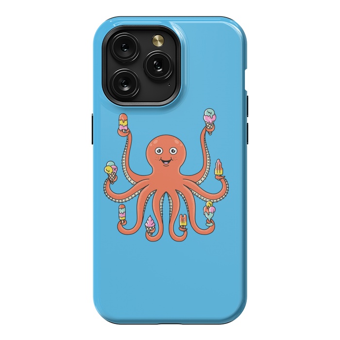 iPhone 15 Pro Max StrongFit Octopus Ice Creams by Coffee Man