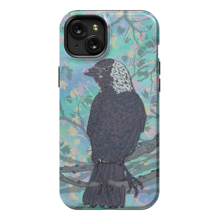 iPhone 15 Plus StrongFit Forever Jackdaw by Lotti Brown