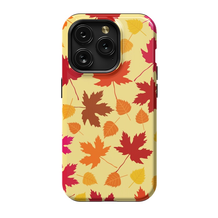 iPhone 15 Pro StrongFit Autumn Comes Covering The Leaves by ArtsCase