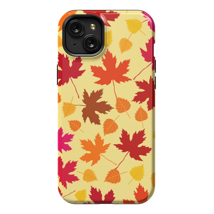 iPhone 15 Plus StrongFit Autumn Comes Covering The Leaves by ArtsCase