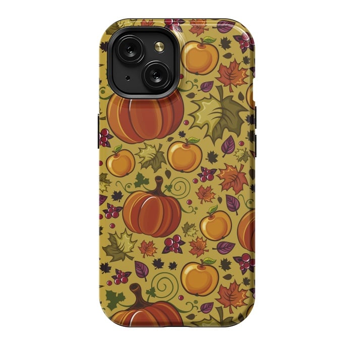 iPhone 15 StrongFit Pumpkin, Autumn Rich Pumpkin by ArtsCase