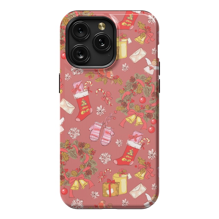 iPhone 15 Pro Max StrongFit Christmas Vintage Style by ArtsCase