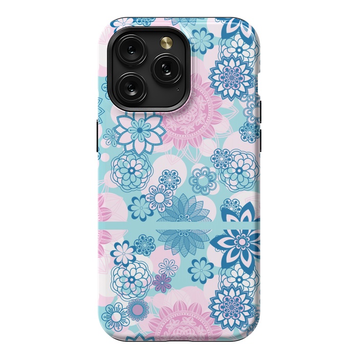 iPhone 15 Pro Max StrongFit Mandalas In Beautiful Pastel Colors by ArtsCase