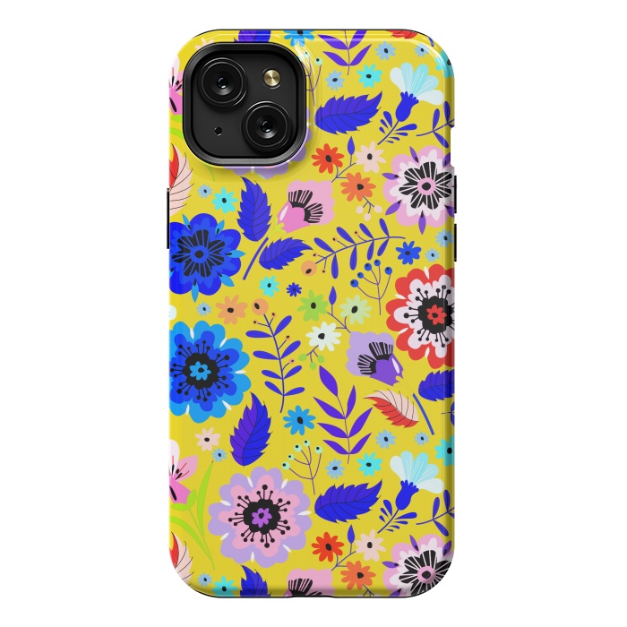 iPhone 15 Plus StrongFit beautiful flowers party for summer by ArtsCase